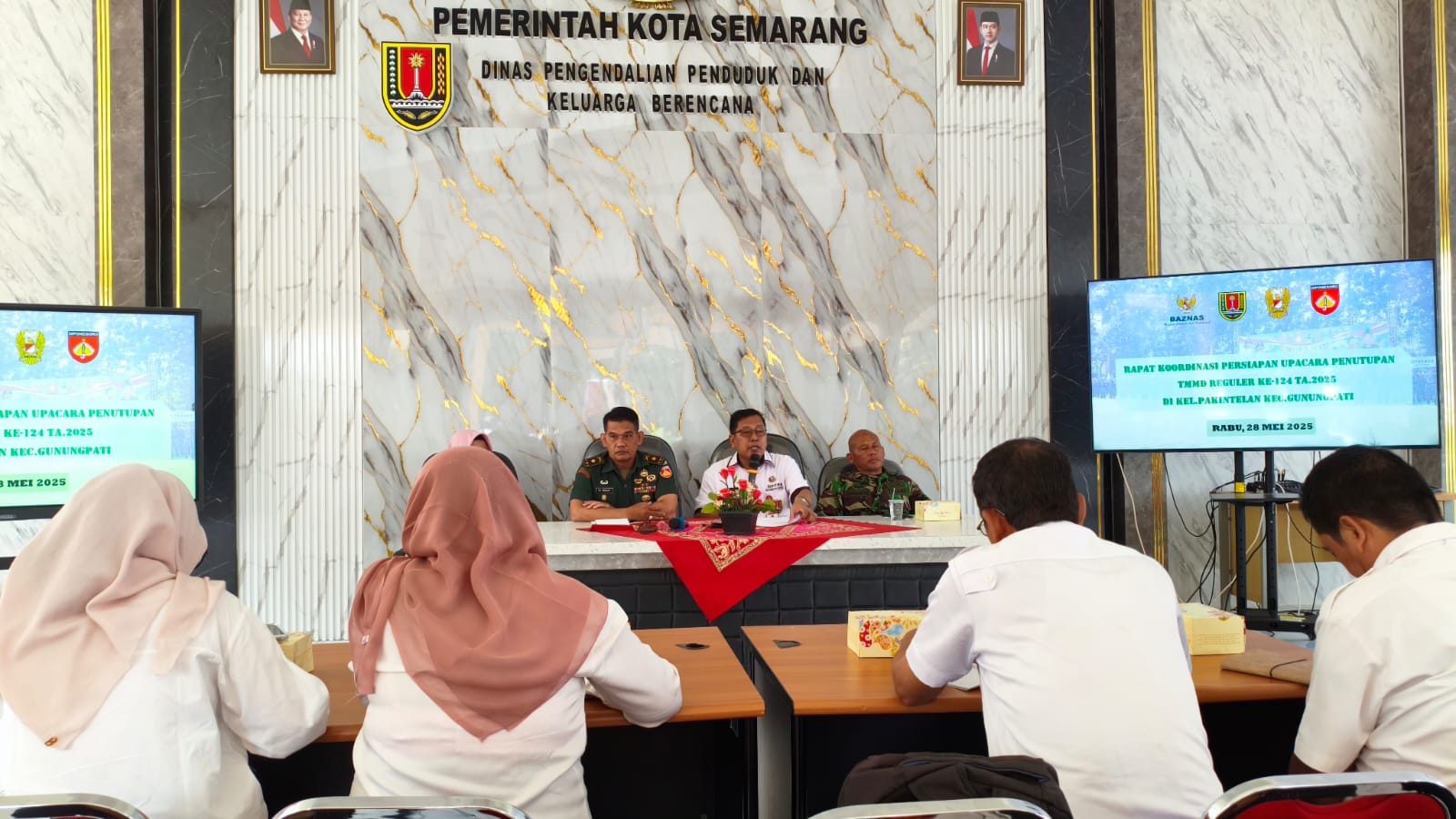 Diskominfo Hadiri Rapat Koordinasi Penutupan TMMD Reguler Ke-124 TA 2025 di Kelurahan Pakintelan